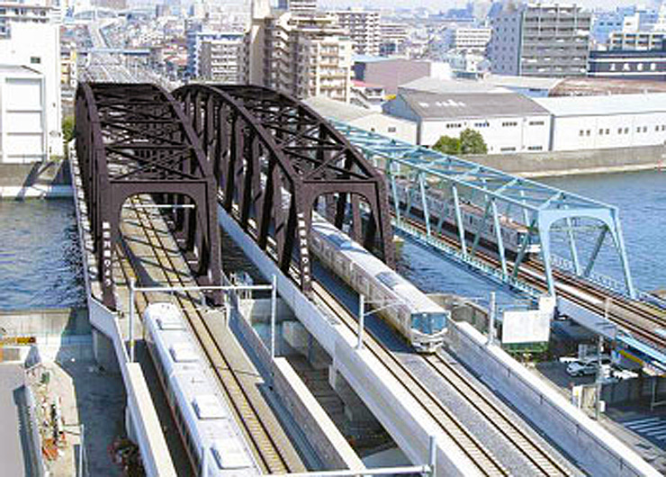 つくばエクスプレス隅田川橋梁